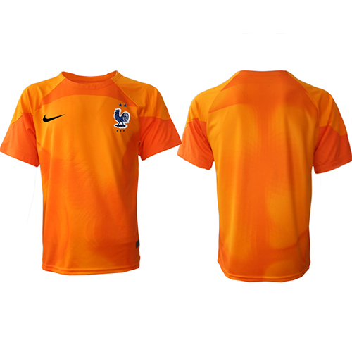 Frankrike Keeper Hjemmedrakt VM 2022 Kortermet Frankrike Keeper Hjemmedrakt VM 2022 Kortermet